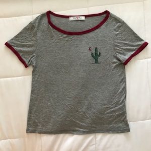 Gray Cactus T-Shirt